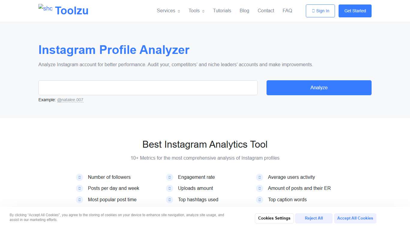Profile Analyzer for Instagram: Free Analytics Tool